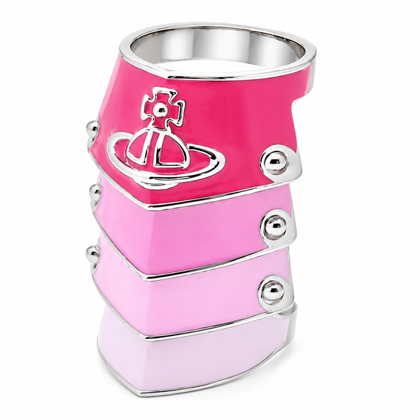 Pink Armour Ring
