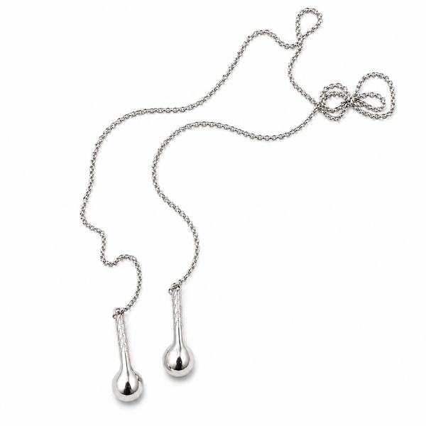 Chrome Buds Necklace