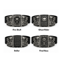 Skull Lighter Belts