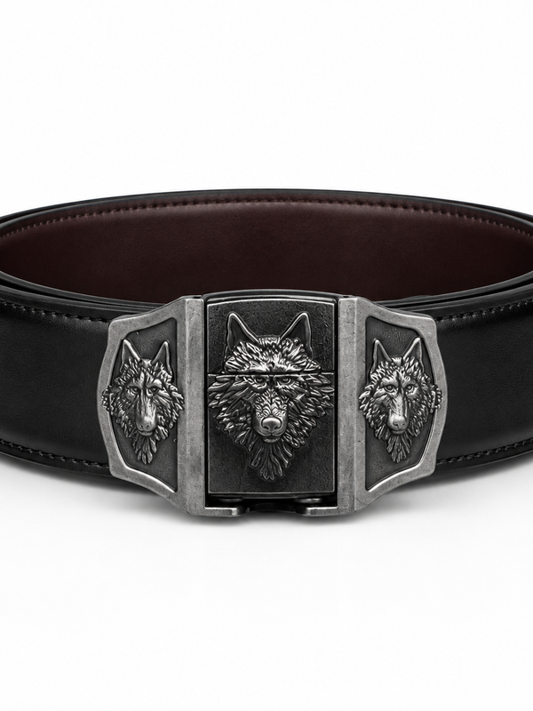 Three Wolf Lighter Belt
