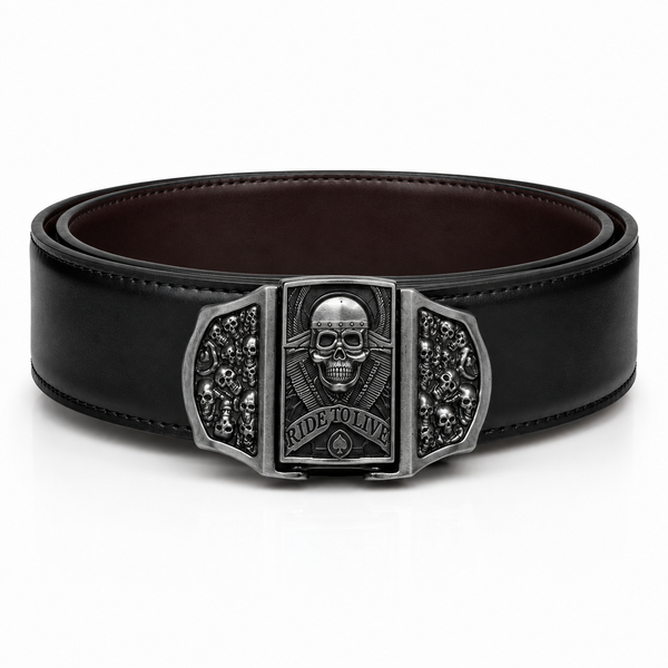 Skull Star Lighter Belt