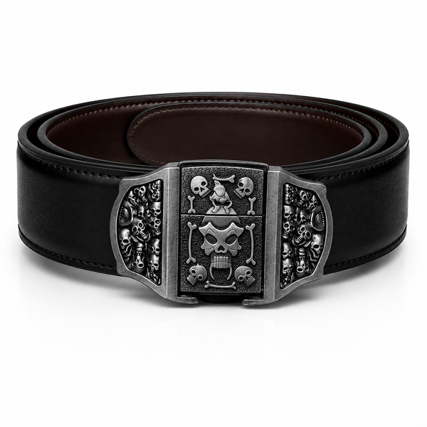 Skull Bone Lighter Belt