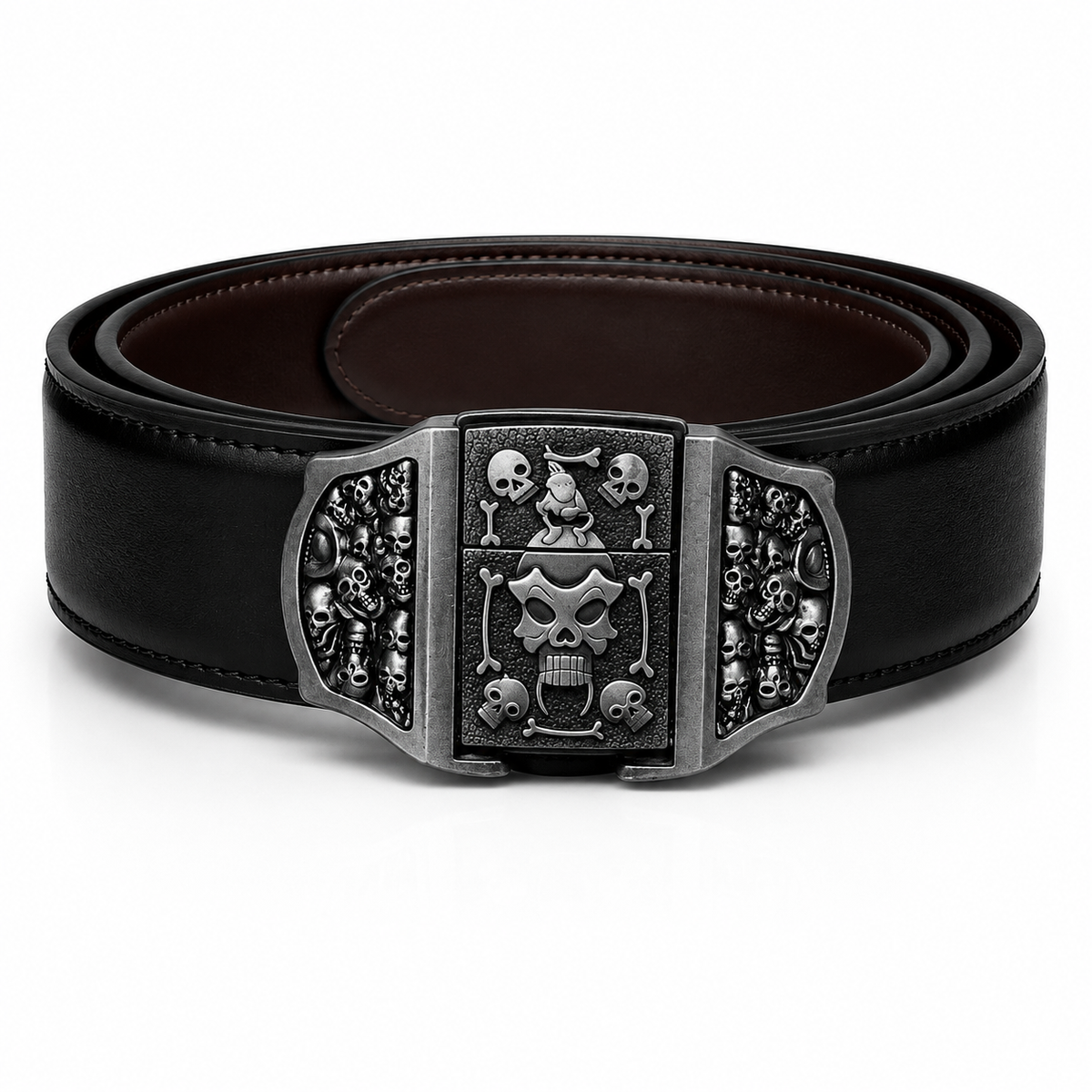 Skull Bone Lighter Belt