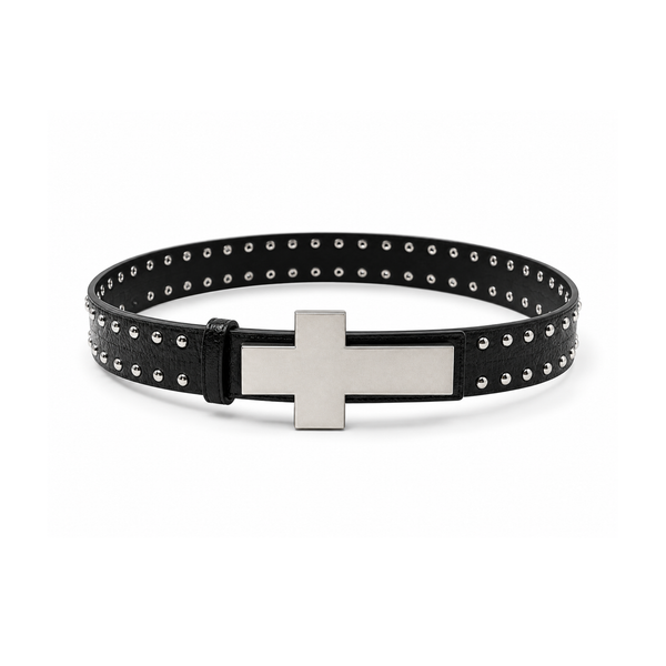 Cross Studded Belt