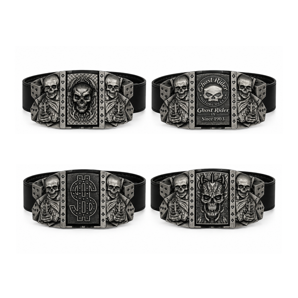 Skull Lighter Belts