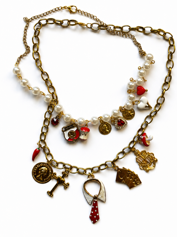 Vintage Charm Necklace Set