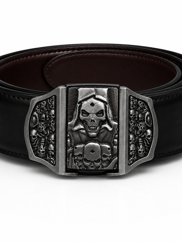 Skull Shot Lighter Belt