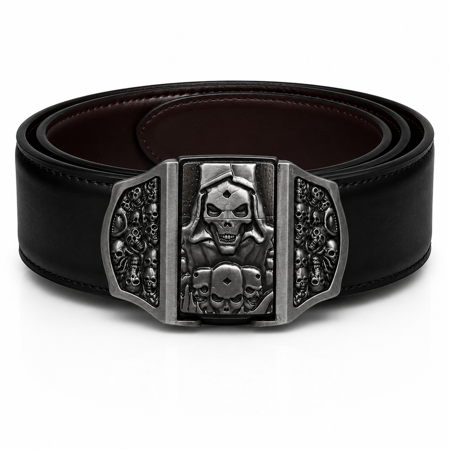 Skull Shot Lighter Belt