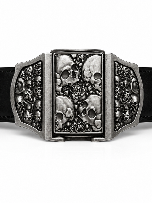 Skulls Lighter Belt