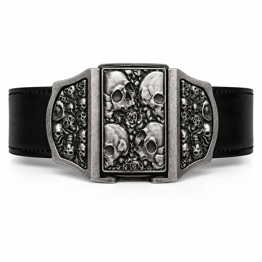 Skulls Lighter Belt