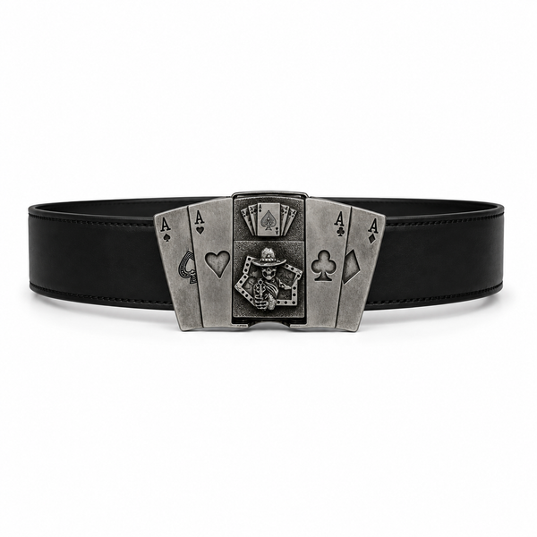 Ace Skull Lighter Belt
