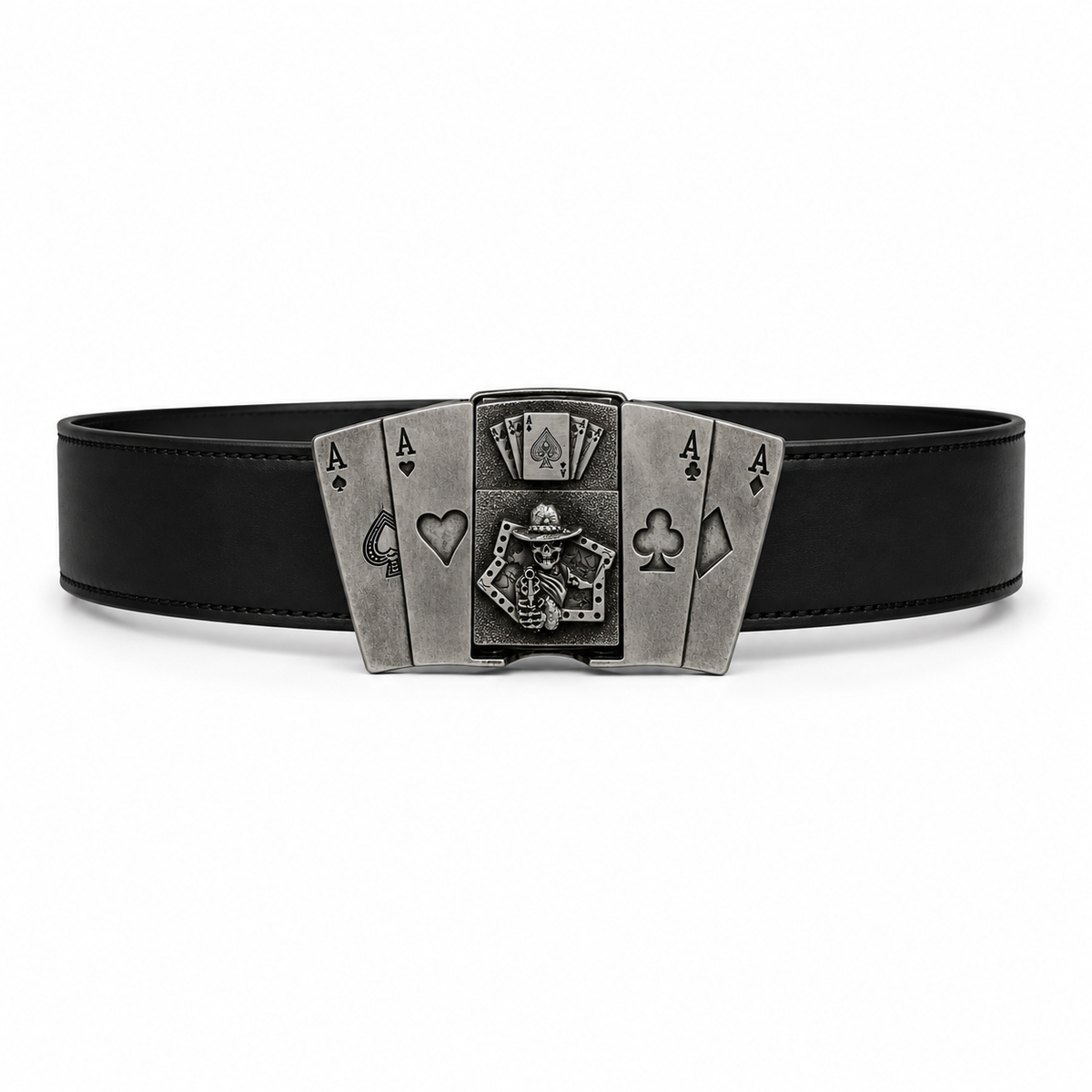 Ace Skull Lighter Belt