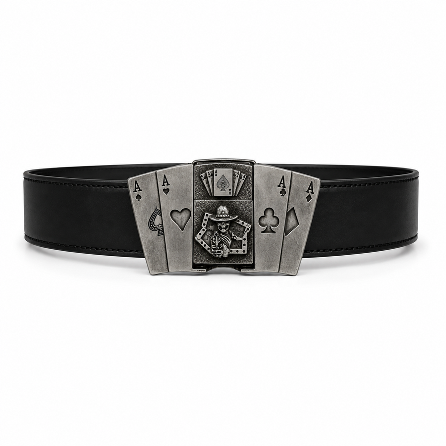 Ace Skull Lighter Belt