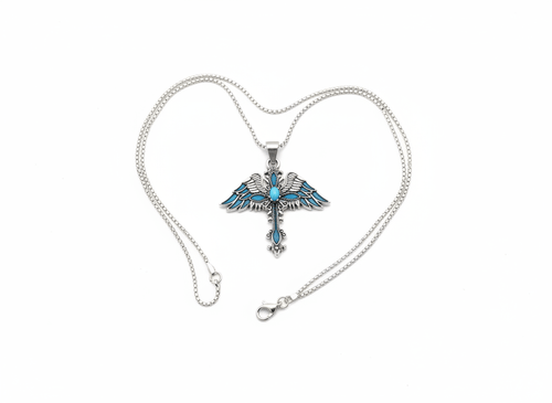 Blue Angel Necklace