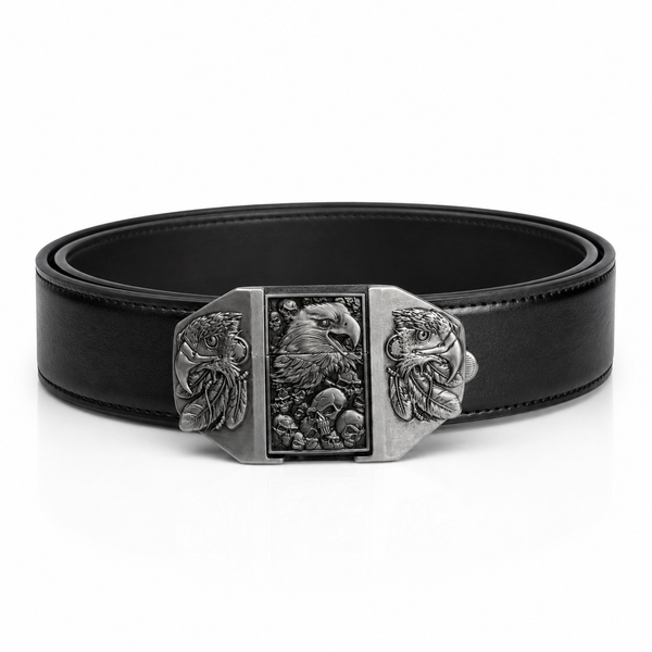 Eagle Skulls Lighter Belt