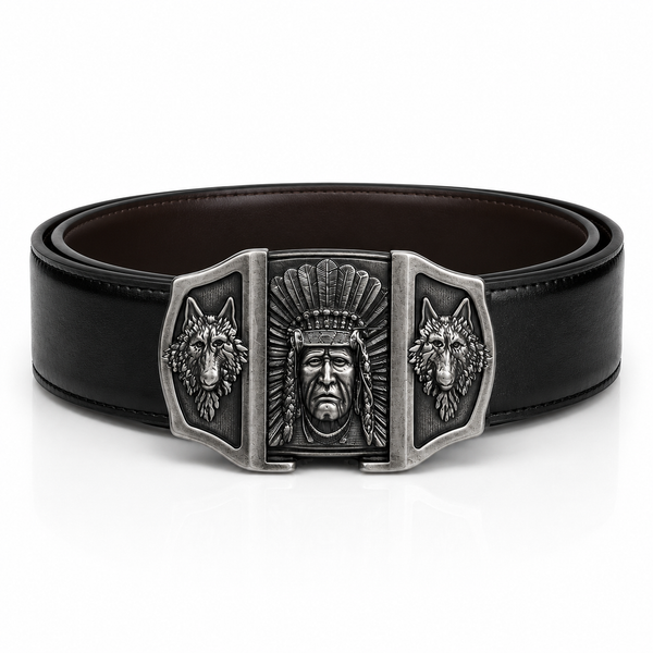 Ancient Wolf Lighter Belt