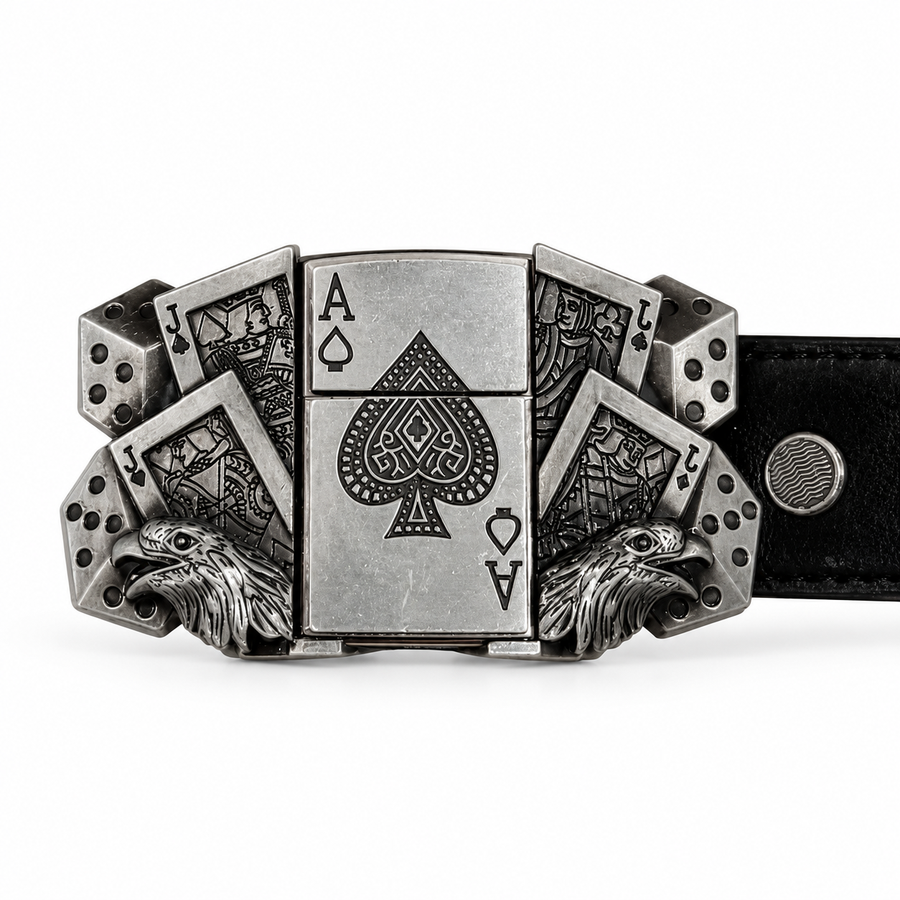 Dice Eagle Lighter Belt