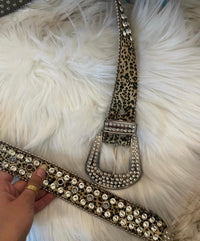 Cheetah Studded Belt