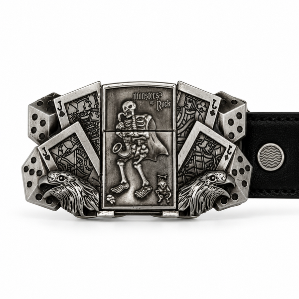 Dice Eagle Lighter Belt