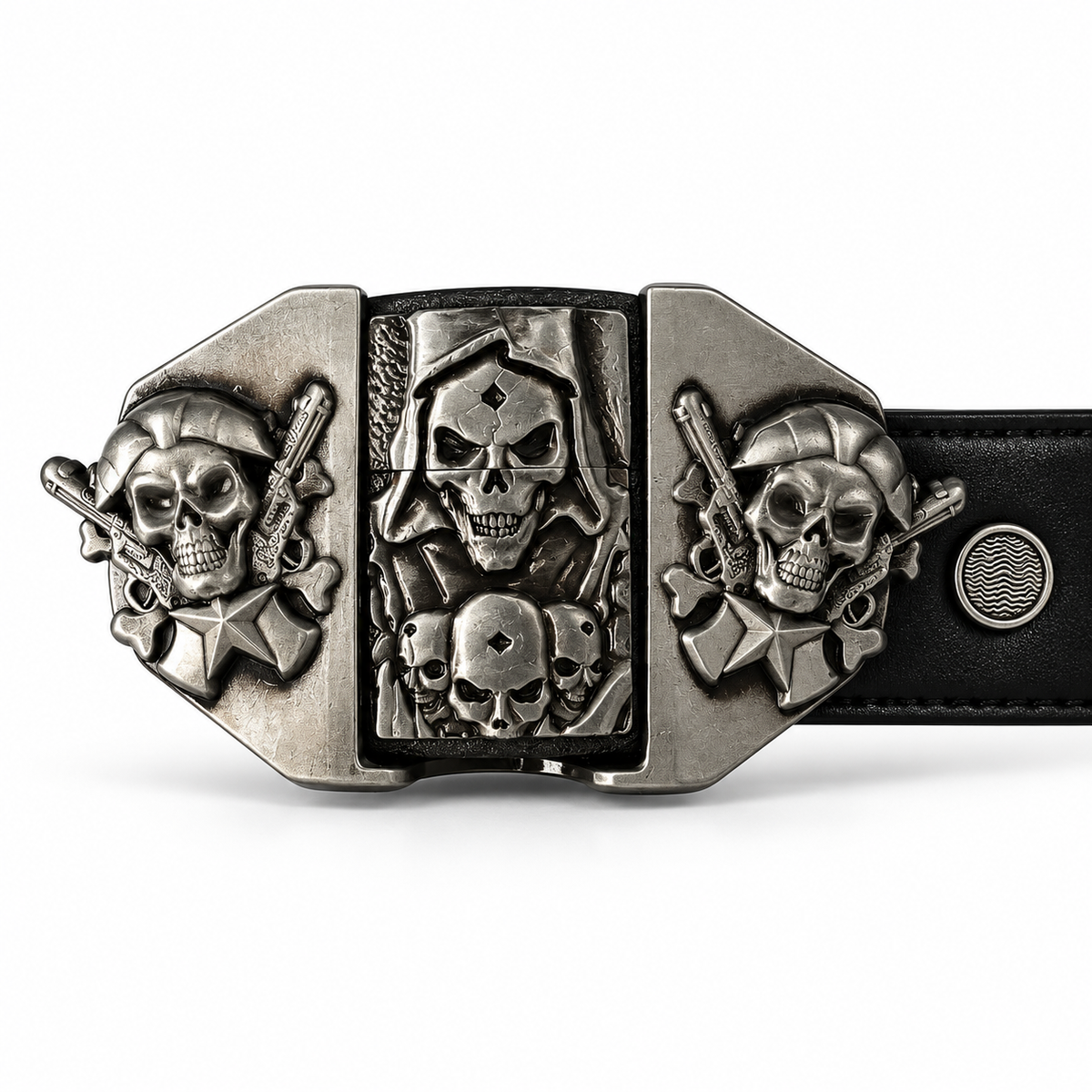 Skulls Lighter Belt