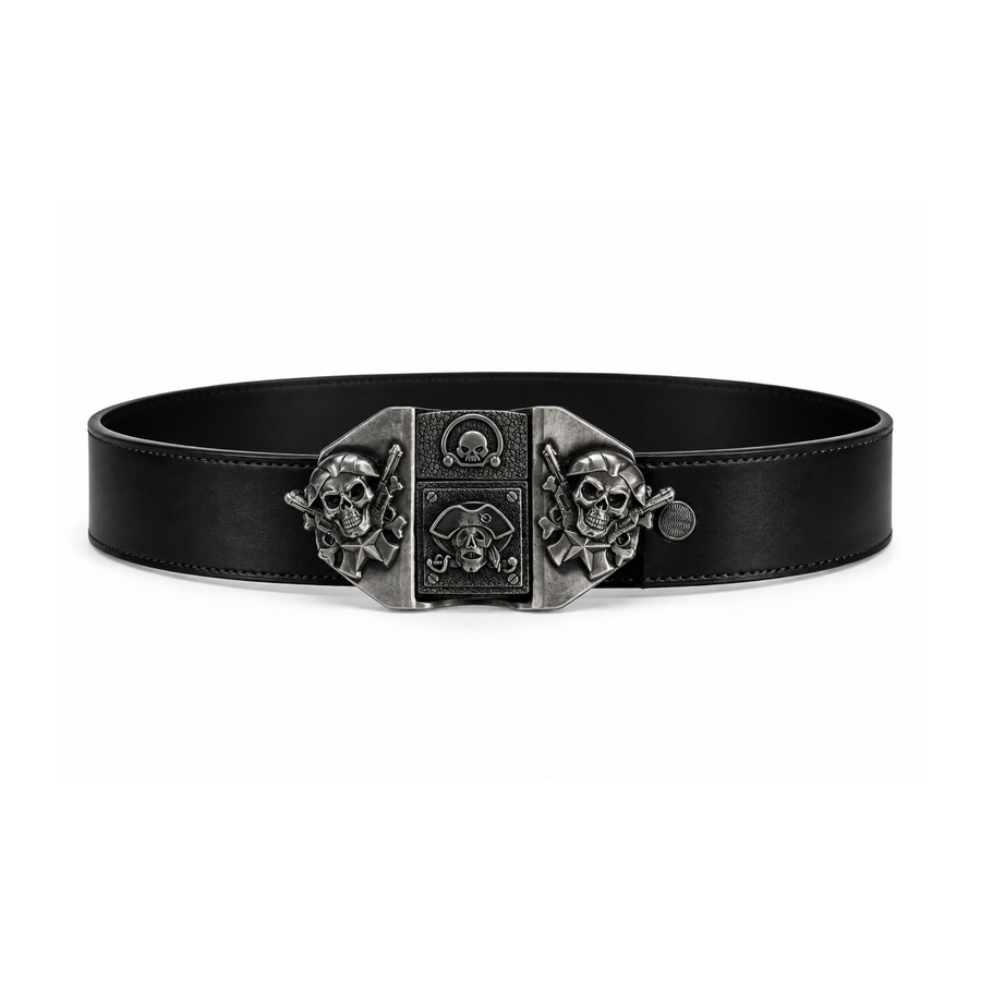 GunMetal Pirate Lighter Belt