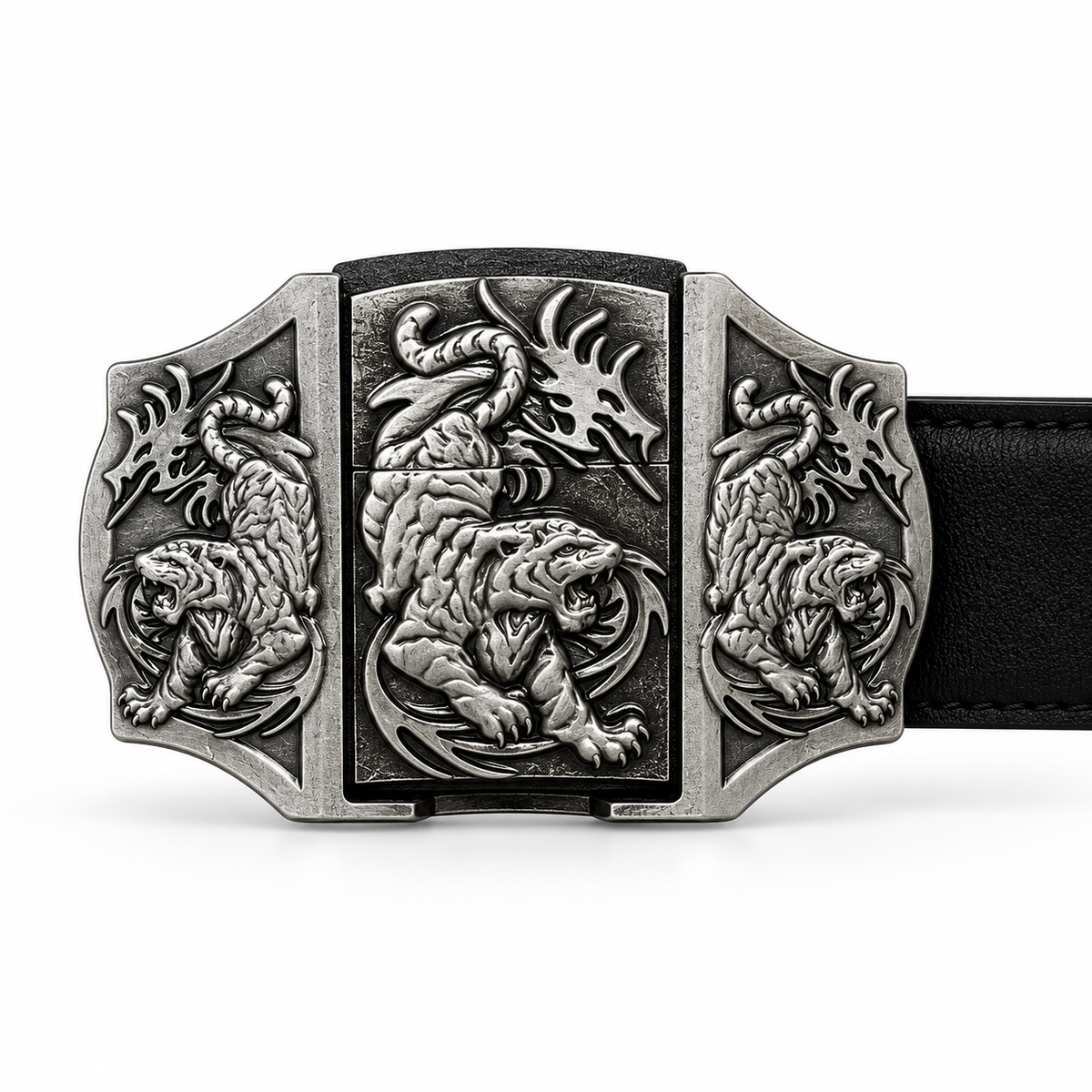 Tiger Lighter Belt