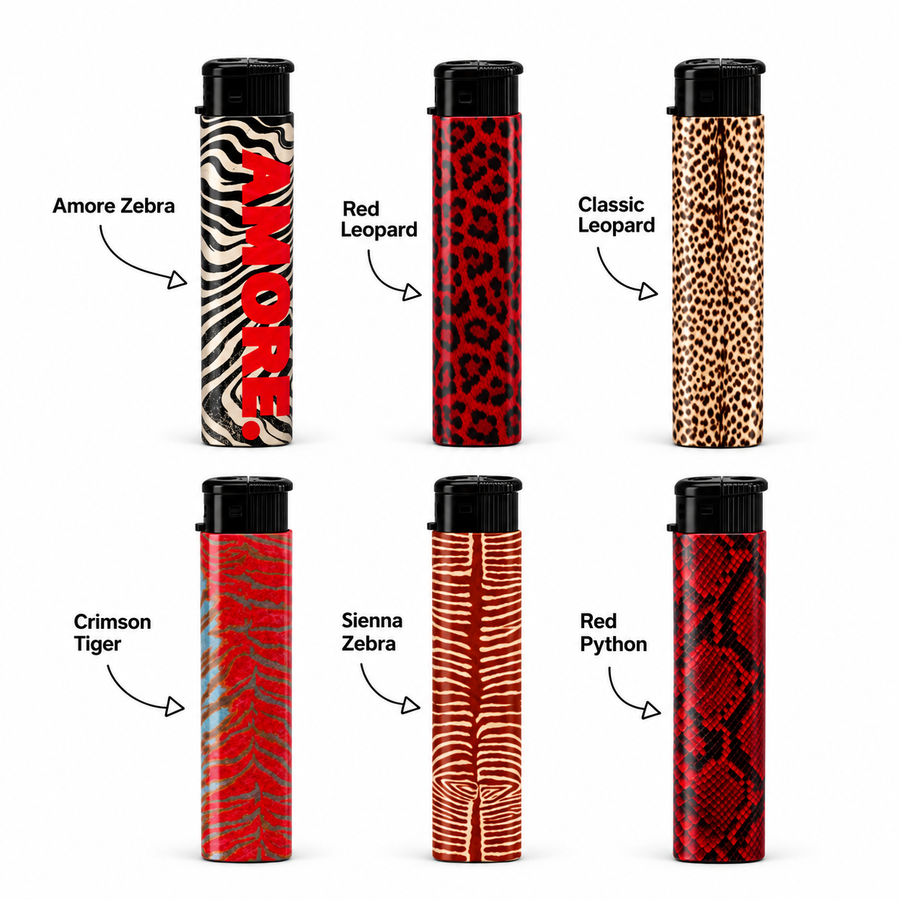 Animal Print Lighters