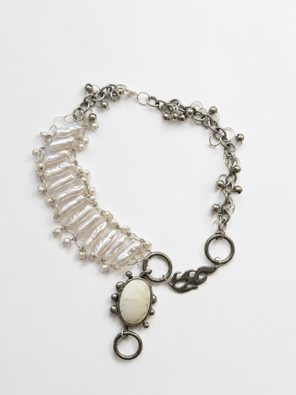 Pearl Train Necklace