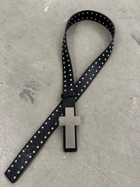 Cross Studded Belt