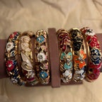 Webbed design bangles