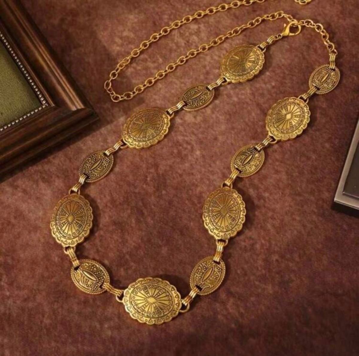 Small Big Oval Waist chains