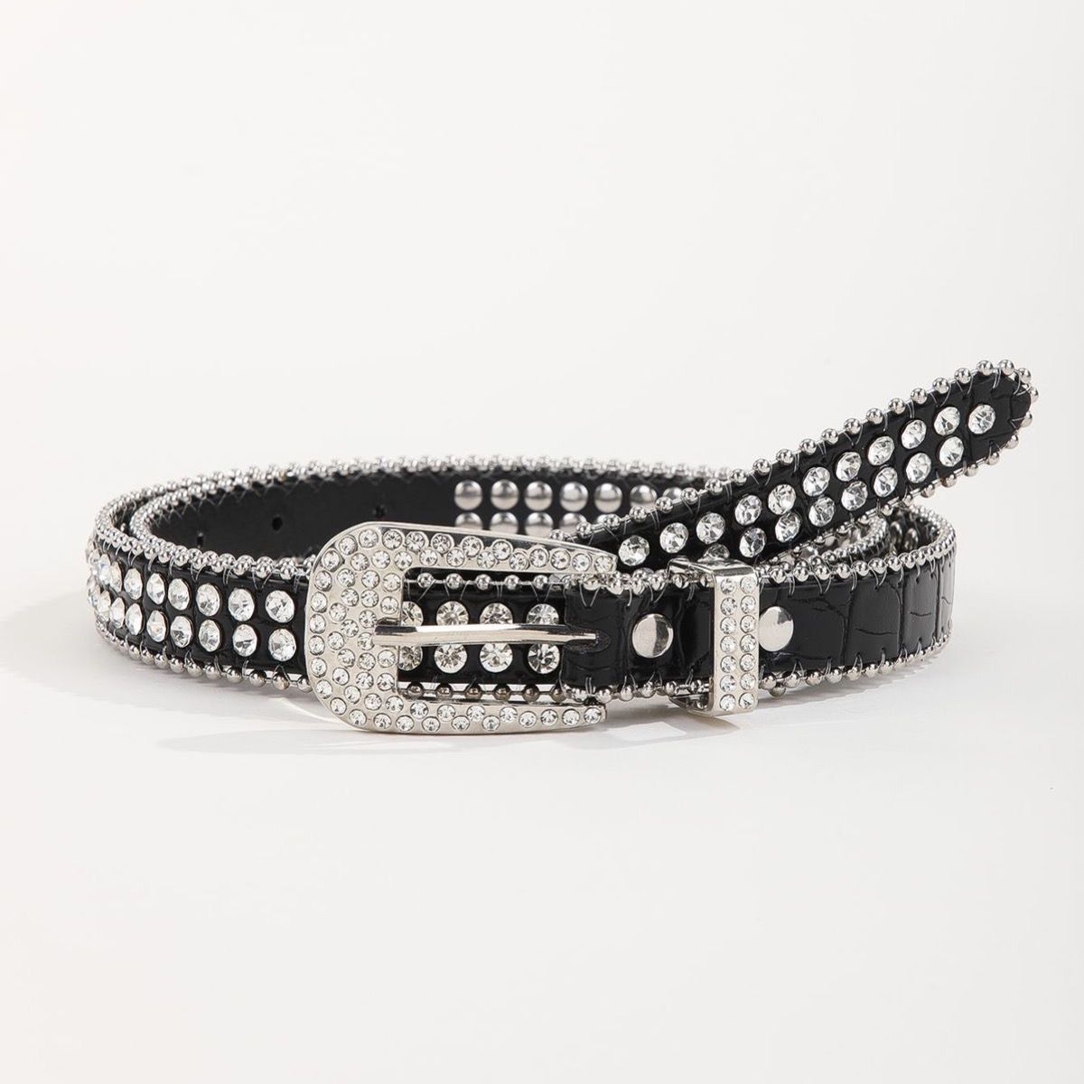 Thin Rhinestone Belt