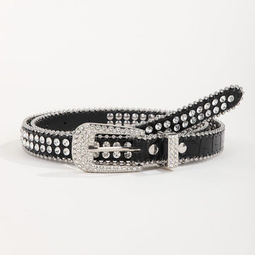 Thin Rhinestone Belt
