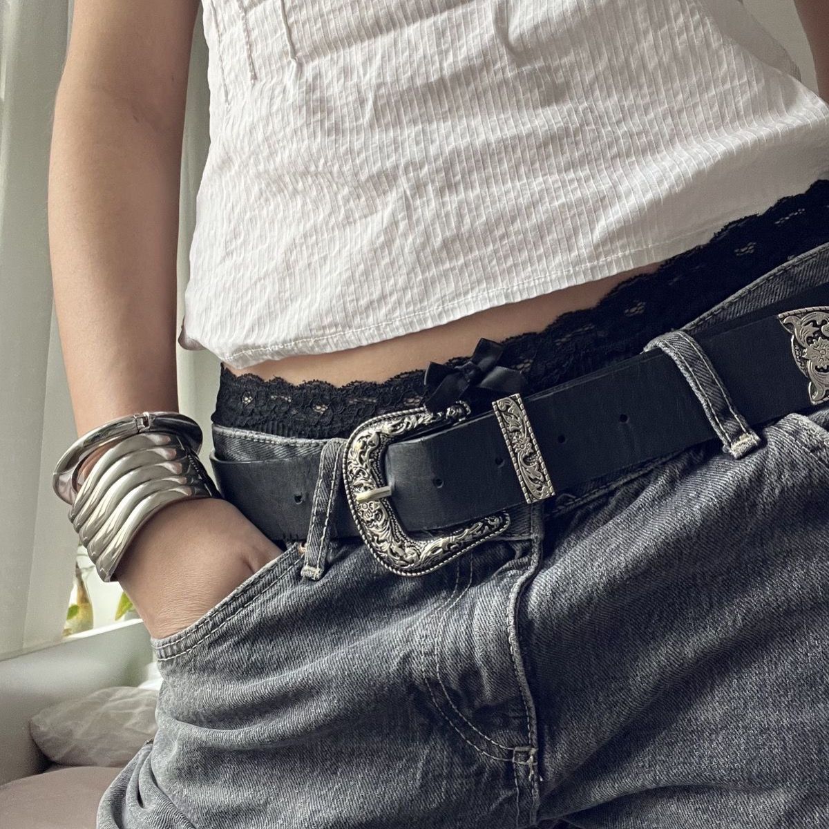 Plain Buckle Belt