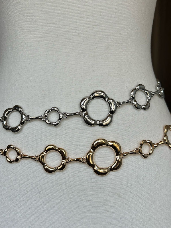 Hollow Flower Waist Chain