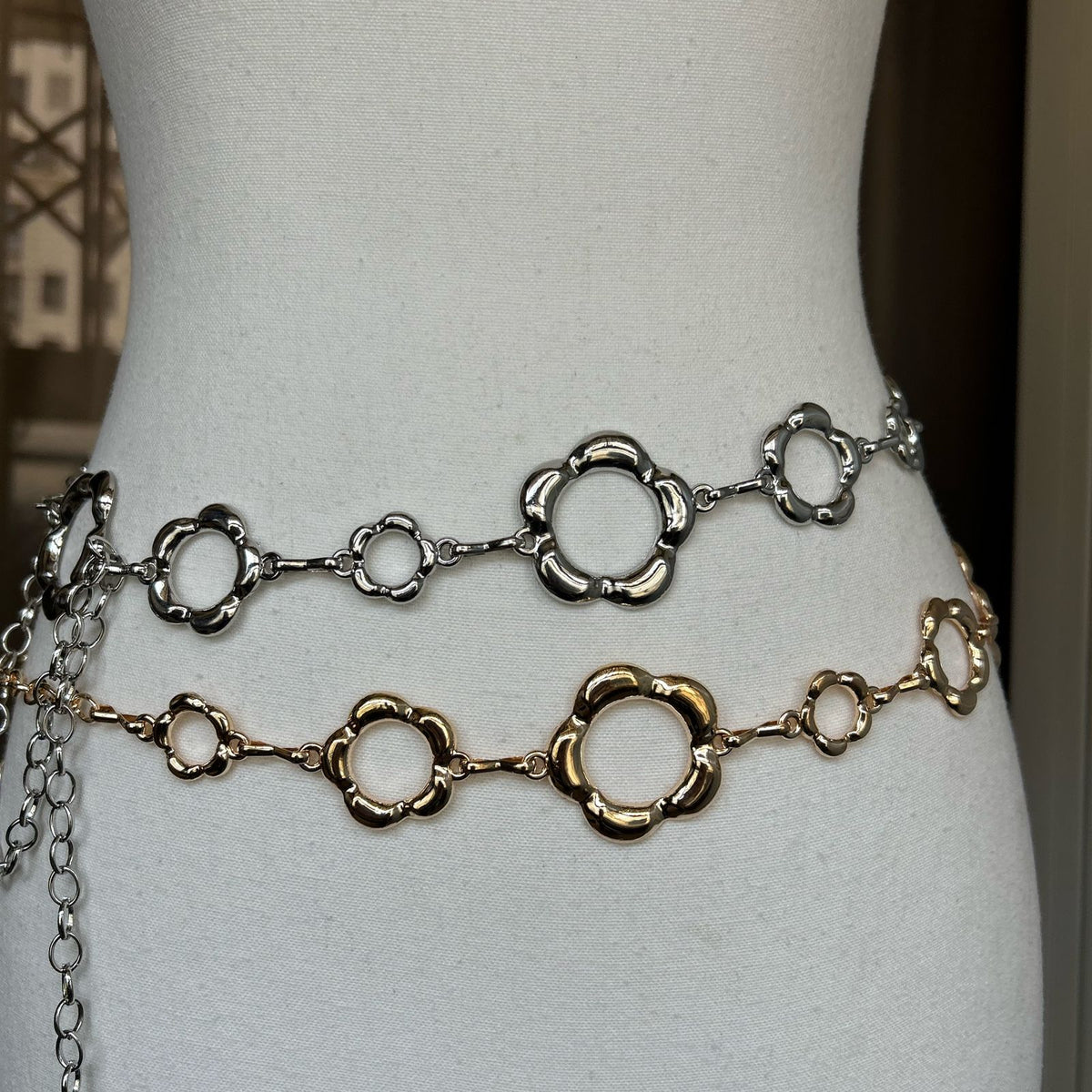 Hollow Flower Waist Chain