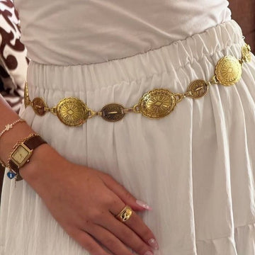 Small Big Oval Waist chains