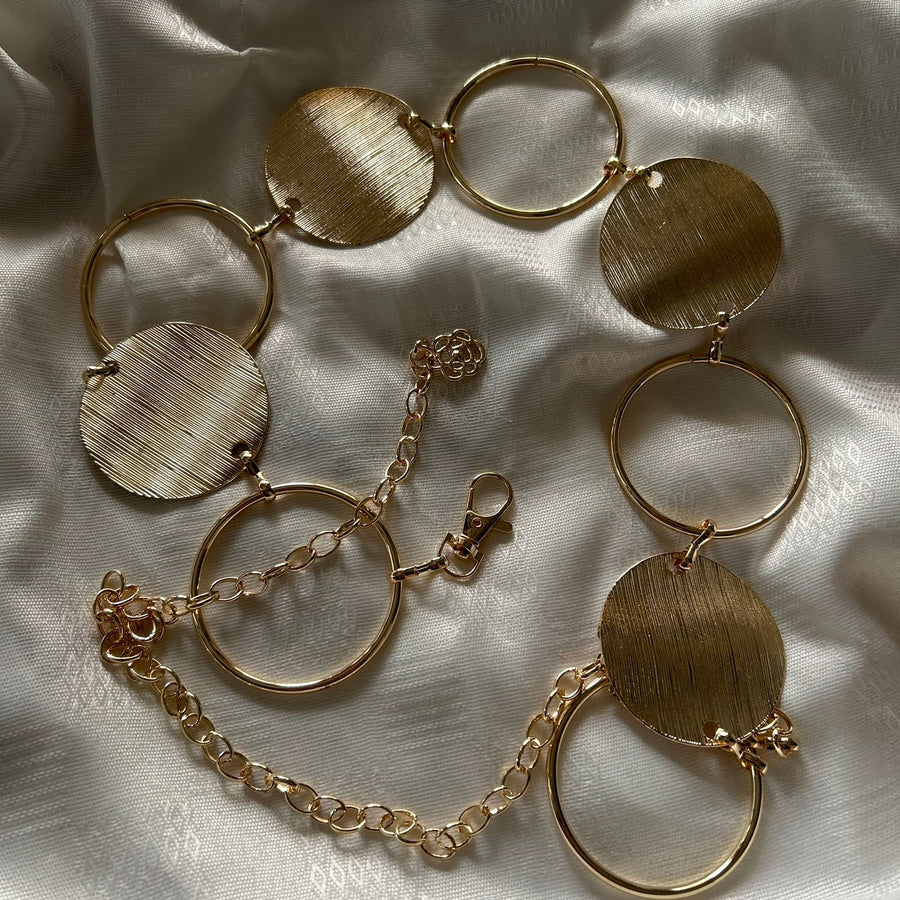 Metal Disc Waist Chain