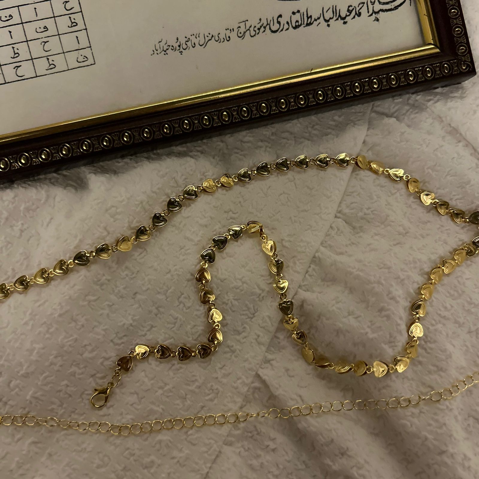 Plain Heart Dainty Chain
