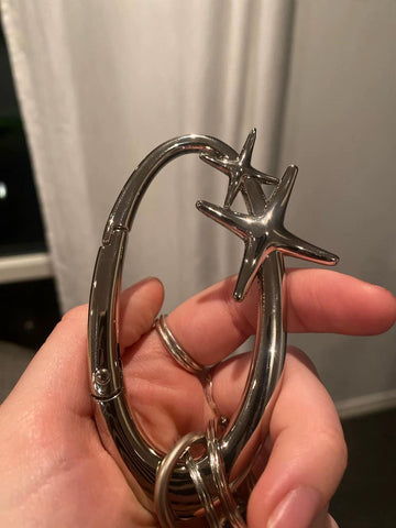 Y2K Star Carabiner