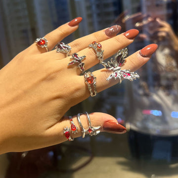 Grunge Rings Set
