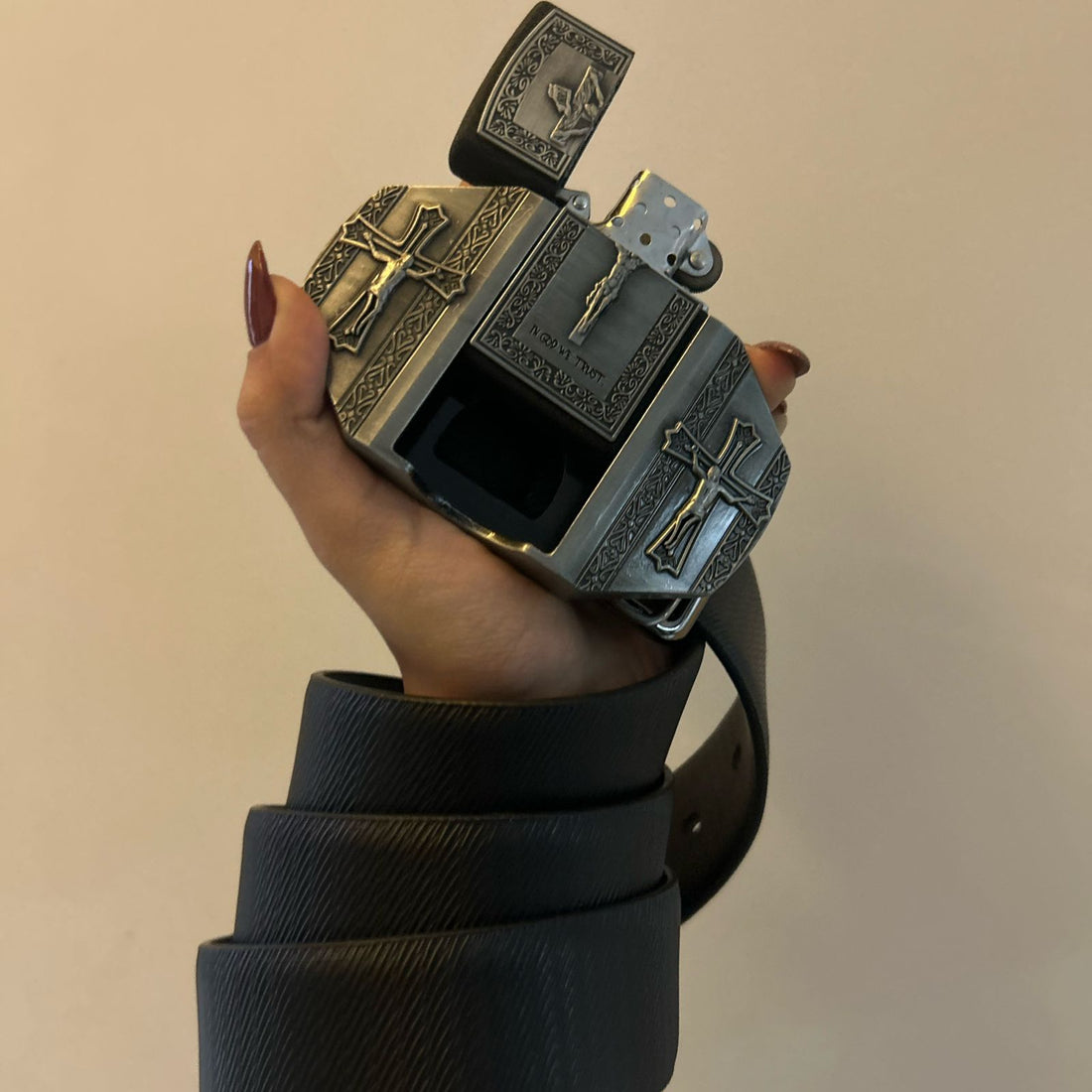 Cross Lighter Belt