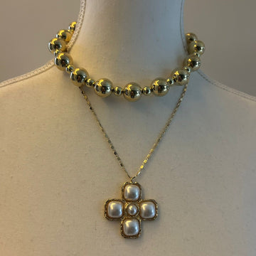 Pearl Cross Set