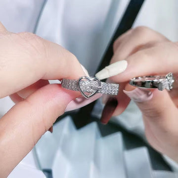Heart Belt Ring
