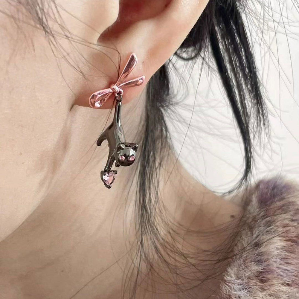 Cat Bow Earrings