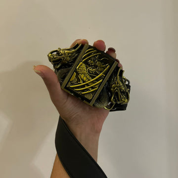 Golden Dragon Lighter Belt