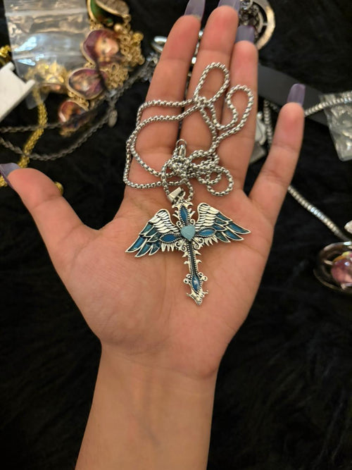 Blue Angel Necklace