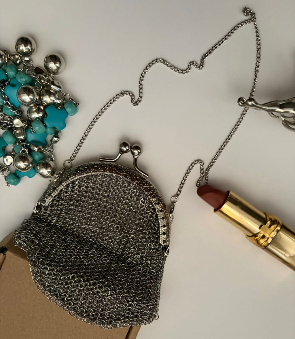 Chainmail Mesh Purse