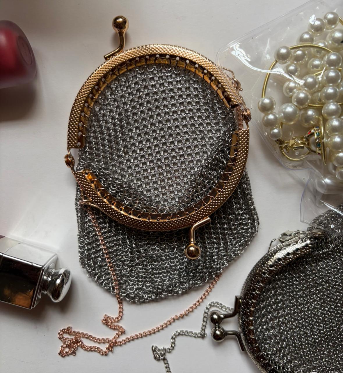 Chainmail Mesh Purse