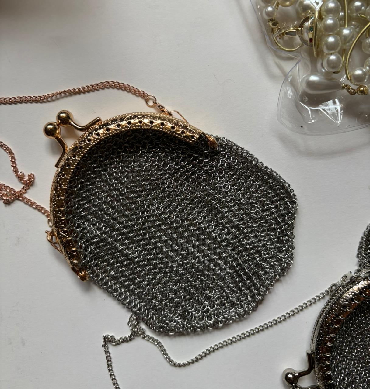 Chainmail Mesh Purse